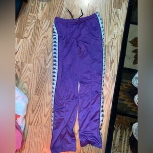 Kappa Purple Track Pants